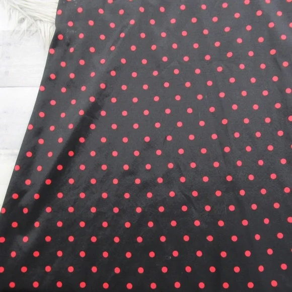 Zanzea Black Red Polkadot Boho Maxi Dresses Women's Size 6 Oversized/Relaxed Fit - Picture 7 of 11